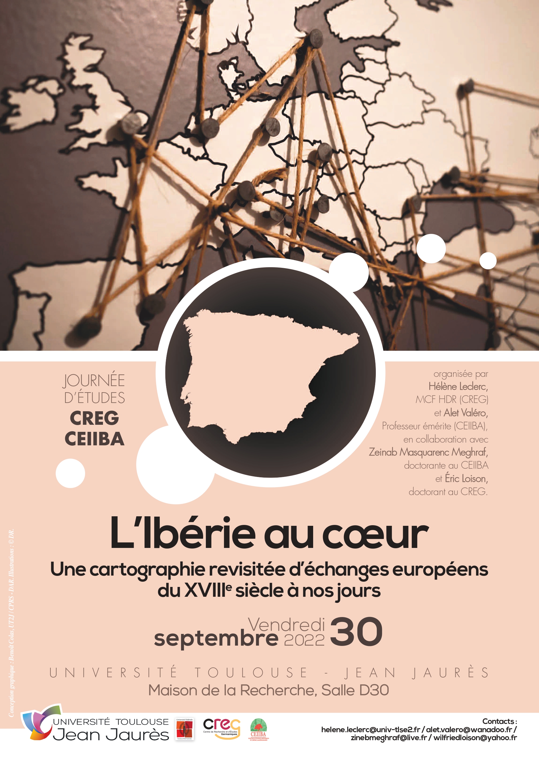 Affiche JE Ibérie au coeur avec CREG 30 09 2022