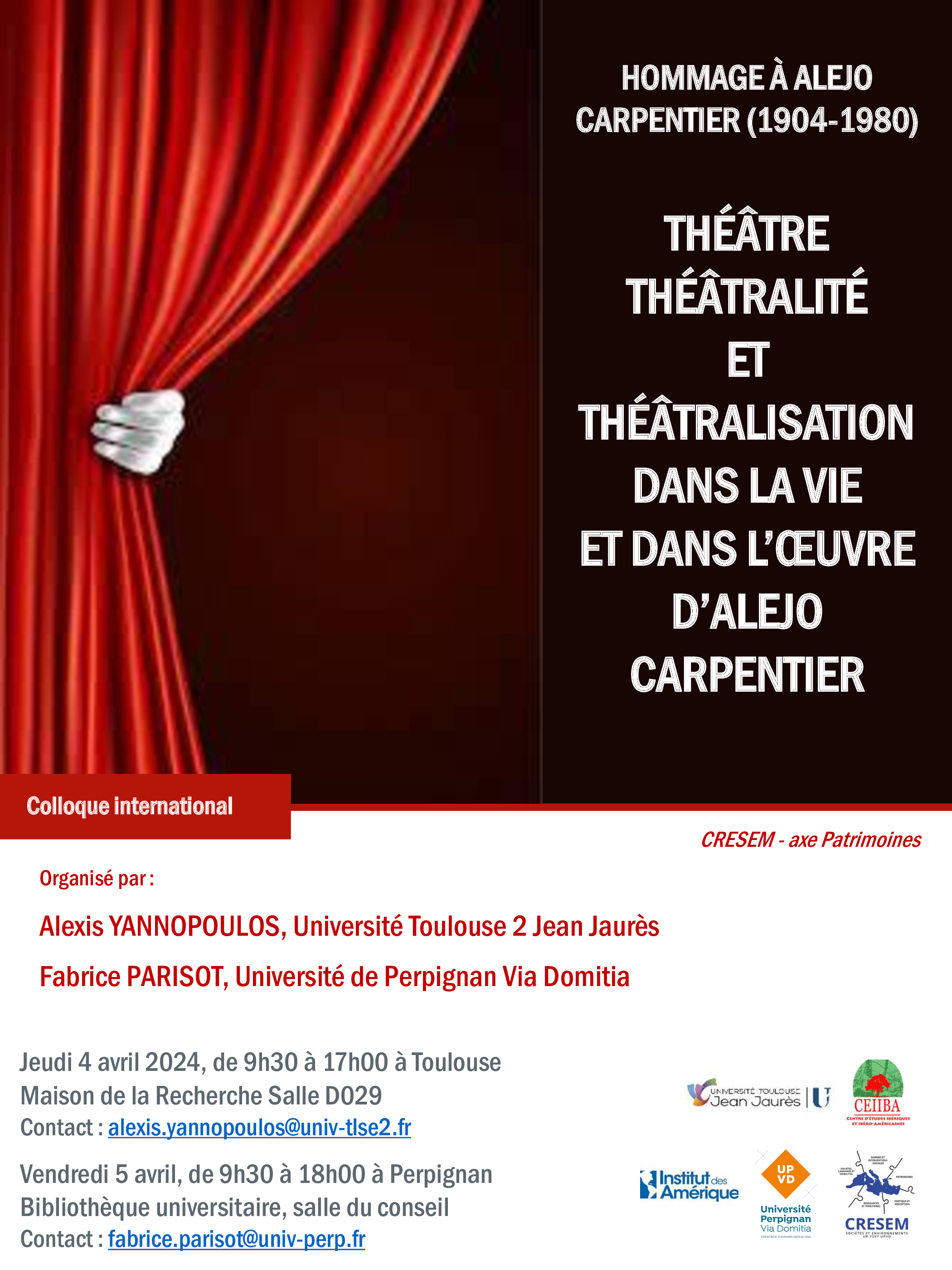 Affiche colloque Carpentier avril 24